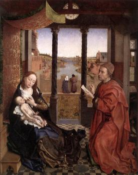 羅吉爾 凡 德 韋登 St Luke Drawing a Portrait of the Madonna